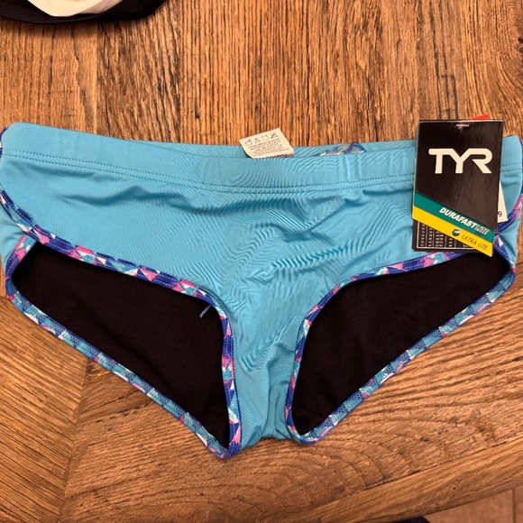 TYR Lunetta Banded Bottom Baby Blue Bikini Bottom Size Small 4/6 - Picture 1 of 3